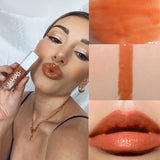 FB Gloss Bomb Cream Color Drip Lip Cream&Heat Makeup Liquid Lipstick Moisturizing Plumper Long Lasting Lipgloss