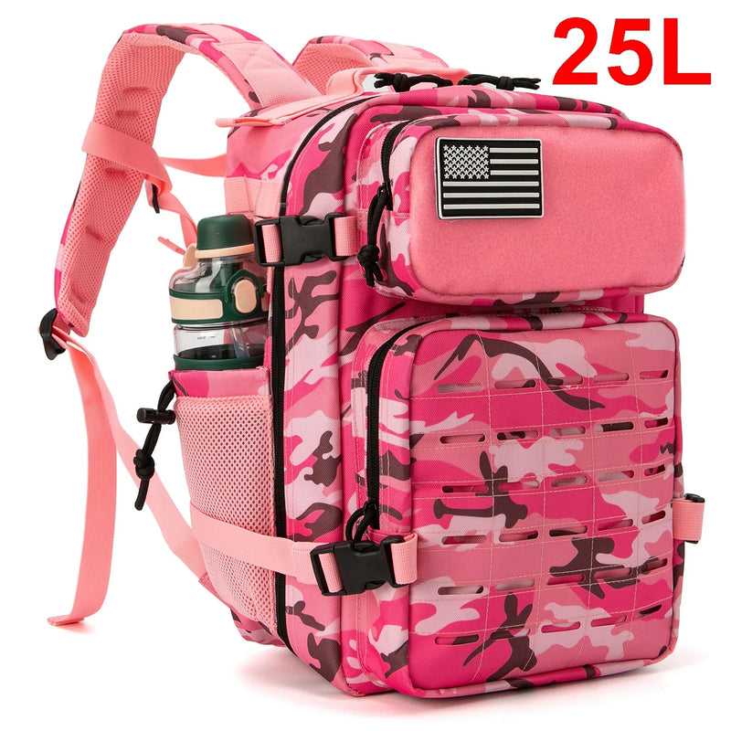 QT&QY 25L/45L Tactical Backpack for Men and Women Outdoor Survival Bug