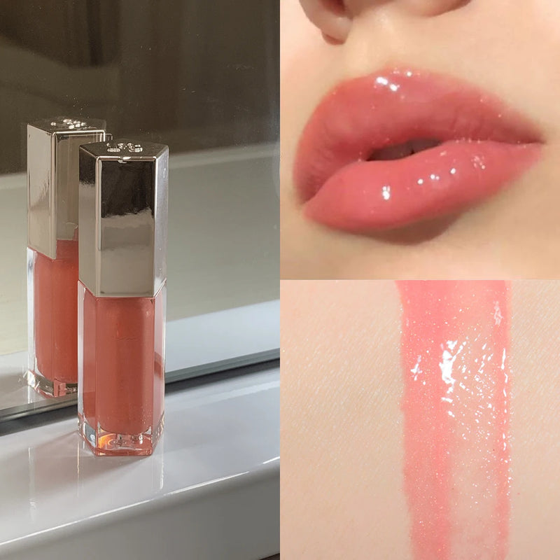 FB Gloss Bomb Cream Color Drip Lip Cream&Heat Makeup Liquid Lipstick Moisturizing Plumper Long Lasting Lipgloss