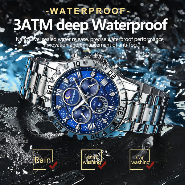 POEDAGAR Quartz Sports Men Watch Waterproof