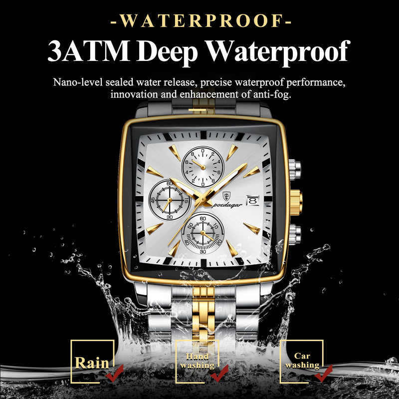 POEDAGAR Waterproof  Quartz