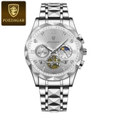 POEDAGAR Luxury Man Wristwatch Waterproof Quartz