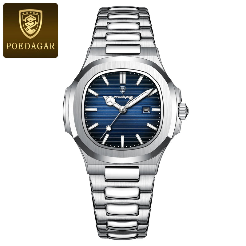 POEDAGAR Luxury Waterproof Luminous Date Ladies Watch Quartz Women's