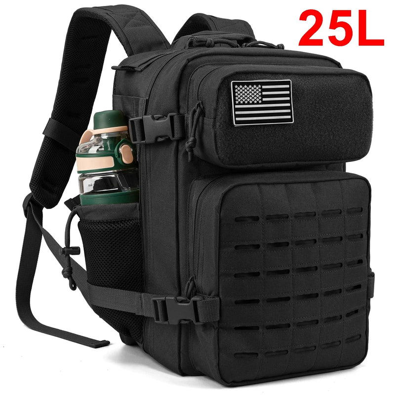 QT&QY 25L/45L Tactical Backpack for Men and Women Outdoor Survival Bug