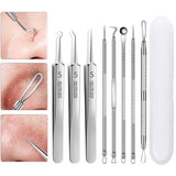 3-8Pcs Blackhead Clip Pimples Tweezer Blackhead Remover Stainless Steel Cell Clip Beauty Product Acne Needle Skin Cleanning Tool