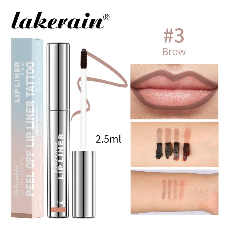 Waterproof Lip Liner Peel Off Tattoo Lipgloss Waterproof Long Lasting Matte