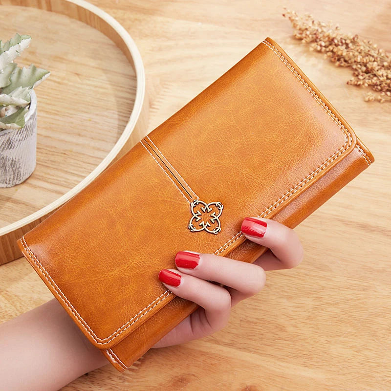 Women's Leather Wallet Fashion Women Purses 2025