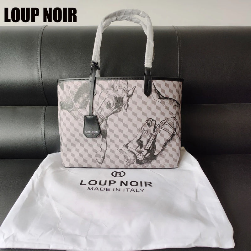 LOUP NOIR New Tote Bag for Women Famous Brands Bag  High Quality