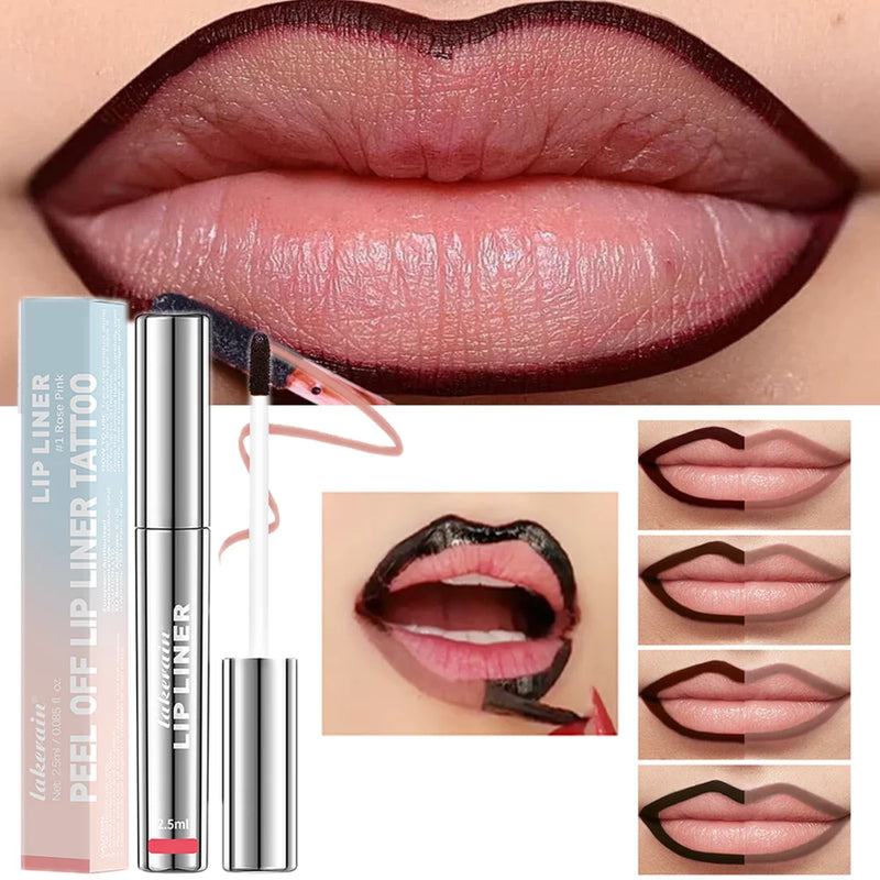 Waterproof Lip Liner Peel Off Tattoo Lipgloss Waterproof Long Lasting Matte