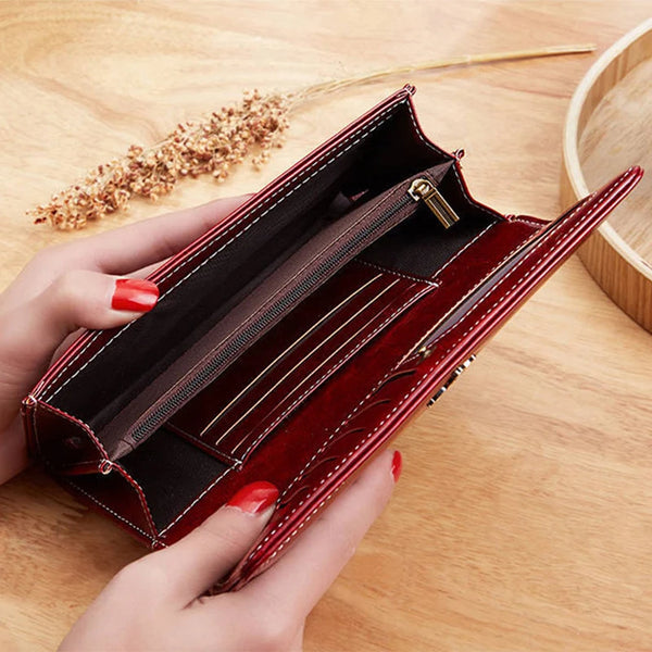 Women's Leather Wallet Fashion Women Purses 2025