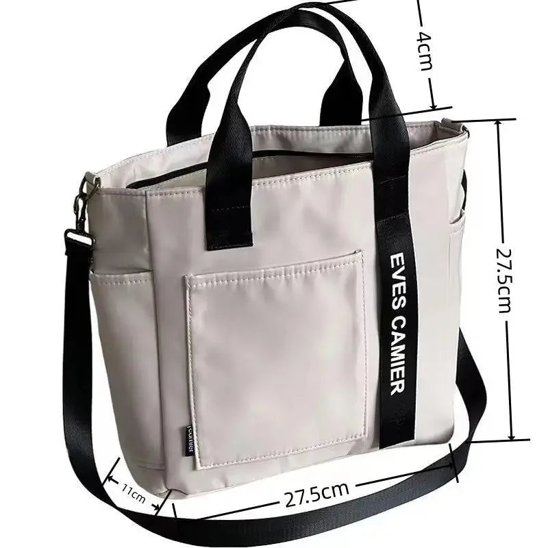 2025 New Casual Tote Large Bag Nylon Waterproof