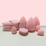 12/14Pcs Makeup Sponge Cosmetic Puff Foundation Sponges Blender Beauty Egg Powder Puffs Make Up