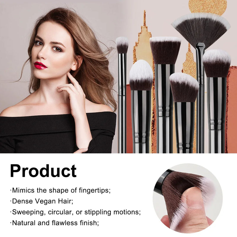 NEW 14PCS Makeup Brushes Set  Soft Fluffy Foundation Blush Powder Eyeshadow