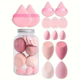 12/14Pcs Makeup Sponge Cosmetic Puff Foundation Sponges Blender Beauty Egg Powder Puffs Make Up