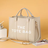 Women's Casual Tote Bag, Fashion PU Leather Shoulder Bag