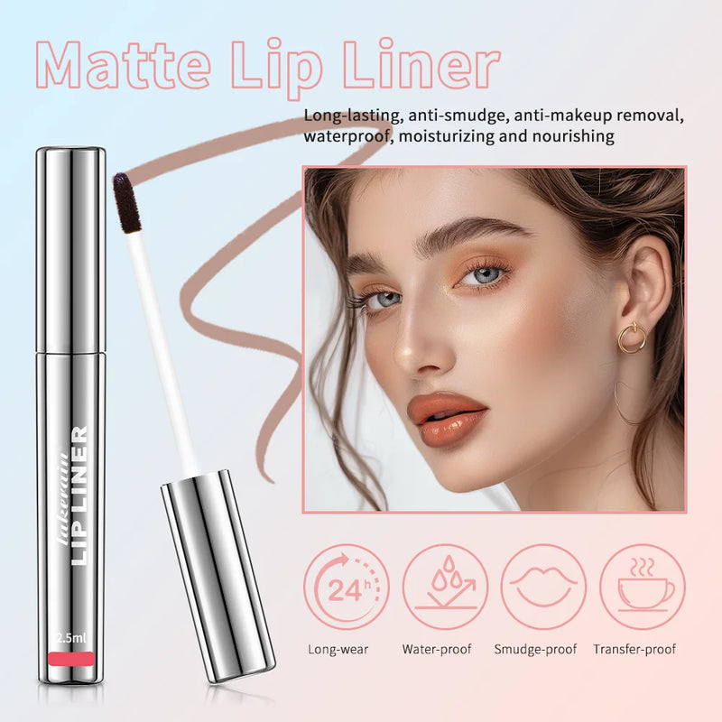 Waterproof Lip Liner Peel Off Tattoo Lipgloss Waterproof Long Lasting Matte