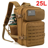 QT&QY 25L/45L Tactical Backpack for Men and Women Outdoor Survival Bug