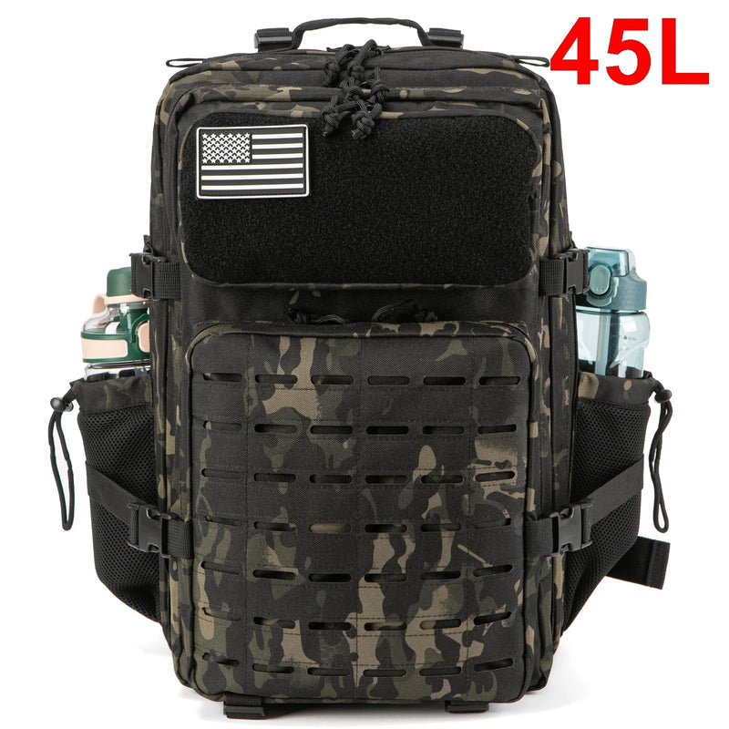 QT&QY 25L/45L Tactical Backpack for Men and Women Outdoor Survival Bug