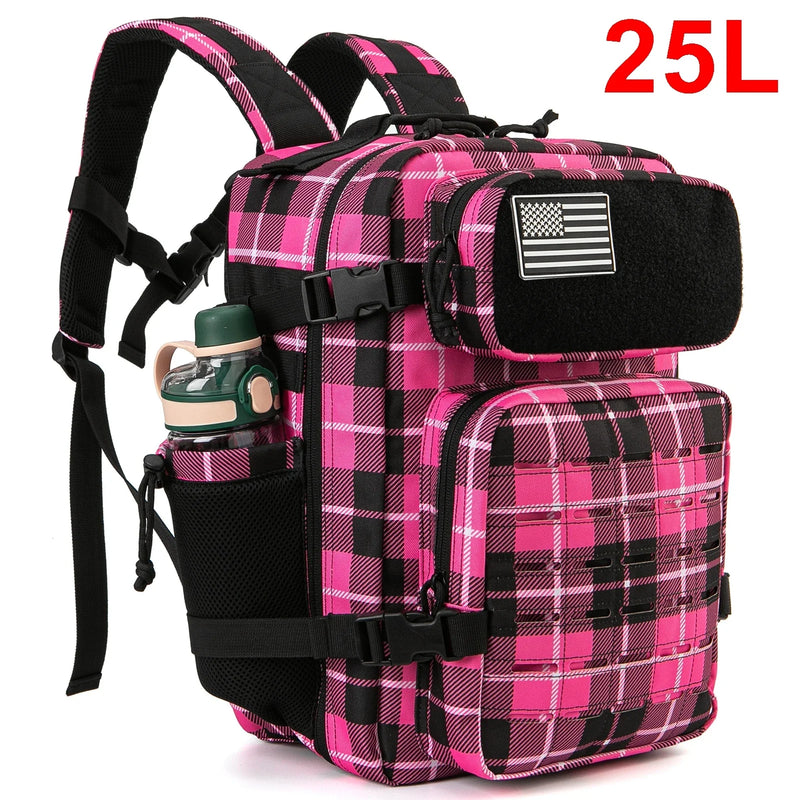 QT&QY 25L/45L Tactical Backpack for Men and Women Outdoor Survival Bug