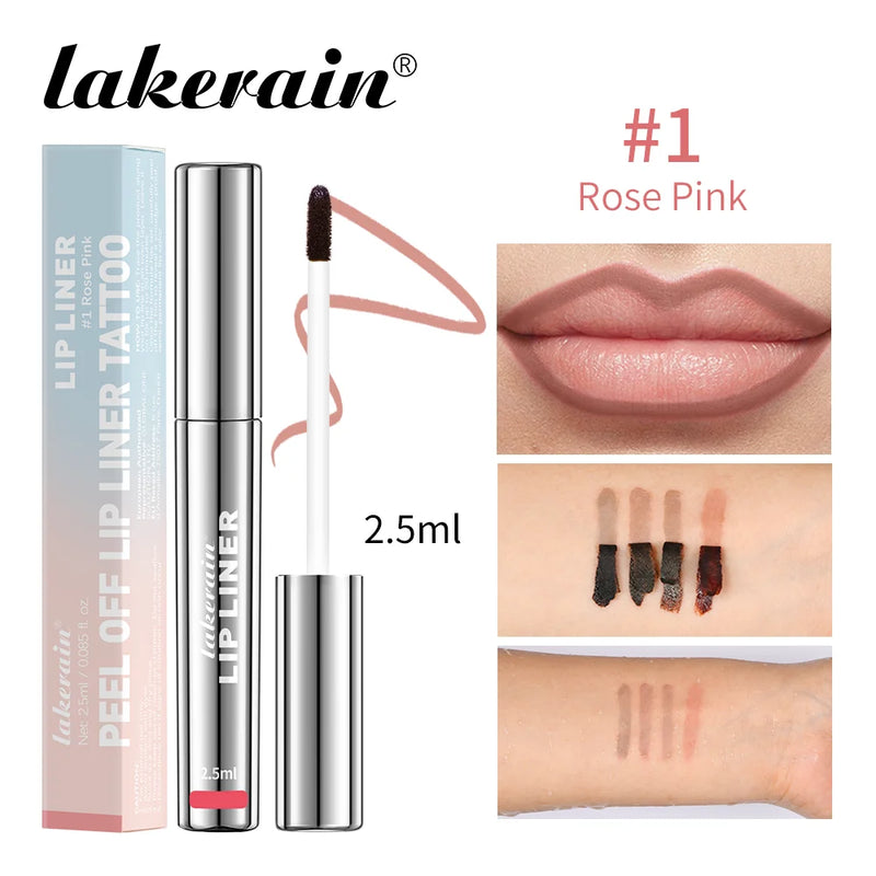 Waterproof Lip Liner Peel Off Tattoo Lipgloss Waterproof Long Lasting Matte