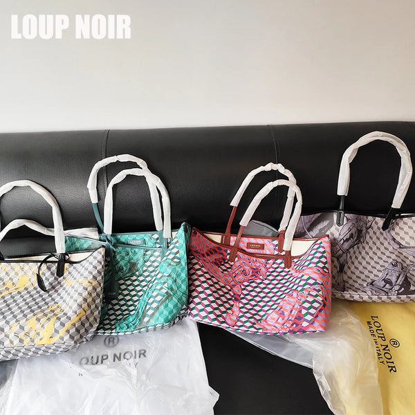 LOUP NOIR New Tote Bag for Women Famous Brands Bag  High Quality