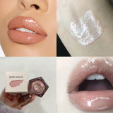 FB Gloss Bomb Cream Color Drip Lip Cream&Heat Makeup Liquid Lipstick Moisturizing Plumper Long Lasting Lipgloss