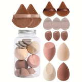 12/14Pcs Makeup Sponge Cosmetic Puff Foundation Sponges Blender Beauty Egg Powder Puffs Make Up